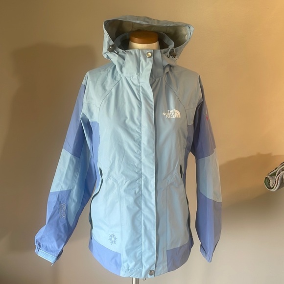 The North Face women’s Gore Tex jacket SUMMIT SERIES performance shell blue L/XL - Picture 1 of 17